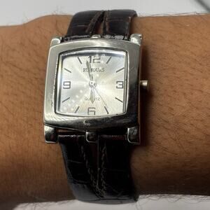 Vintage Silver & Brown Rumours Watch